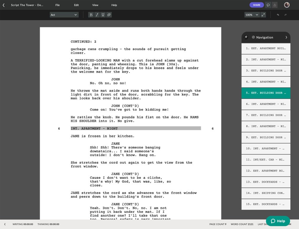script writing software free download